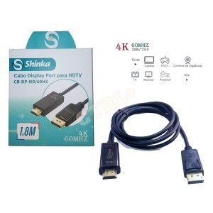 CABO DISPLAYPORT / HDMI 2K~4K (60MHZ) 1.8 METROS