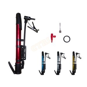 BOMBA DE AR (SUPORTE P/ BICICLETA) C/ KITS PARA INFLÁVEIS