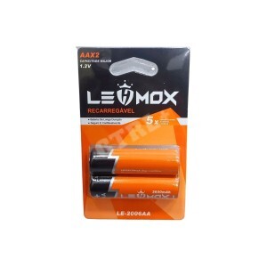 PILHA AA RECARR. 2600 MAH 1.2V C/2 UN. (LEHMOX)