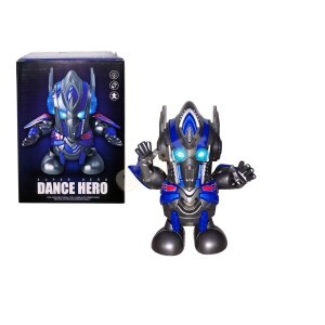 ROBÔ SUPER AUTÔMATO DANÇARINO C/ LED E MÚSICA