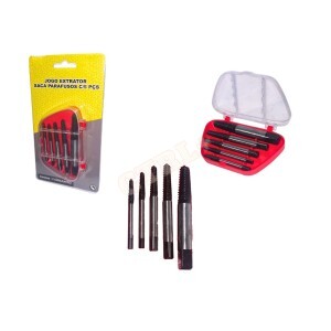 JOGO EXTRATOR SACA PARAFUSOS C/ 5 PCS.