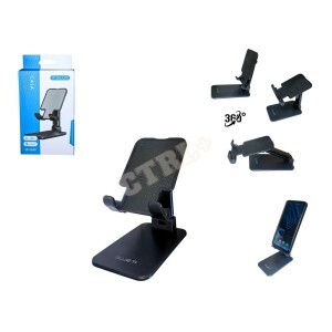 SUPORTE DE MESA DOBRÁVEL UNIVERSAL P/ CELULAR E TABLET ANTIDERRAPANTE