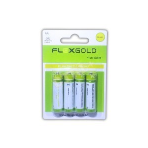 PILHA AA (2A) CARBONO C/ 04 UN.