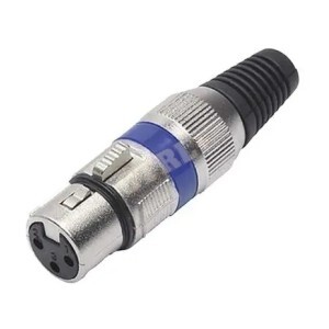 CONECTOR CANON (XLR FÊMEA)